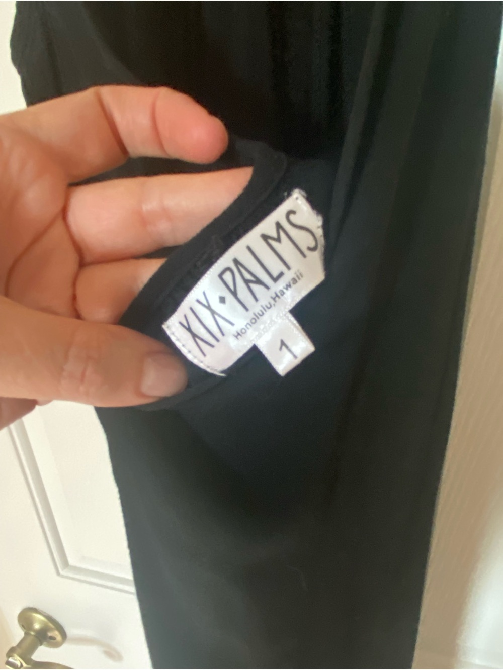 XIX PALMS Black Halter Maxi Dress - Minimal Slip Style Size  XSmall - Picture 3 of 11
